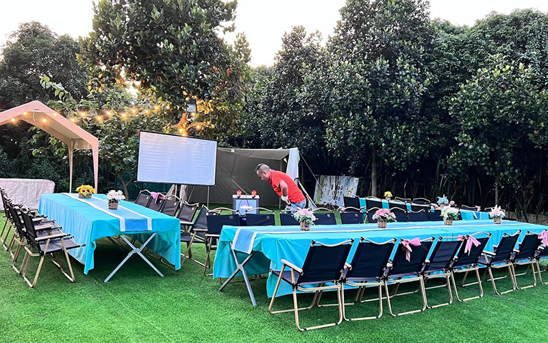 星空露营BBQ