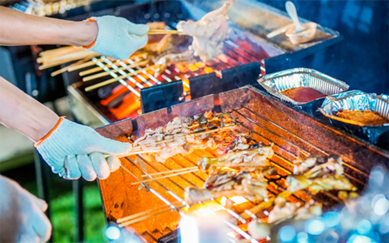 星空露营BBQ